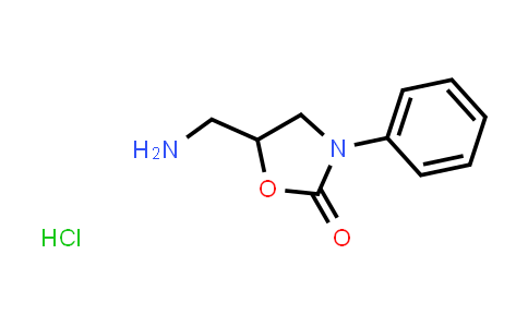 CAS No. 1177334-30-3, 5-Aminomethyl-3-phenyl-oxazolidin-2-one hydrochloride