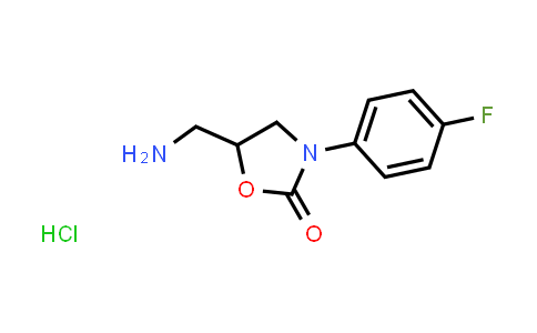 CAS No. 1177340-06-5, 5-(Aminomethyl)-3-(4-fluorophenyl)-1,3-oxazolidin-2-one hydrochloride