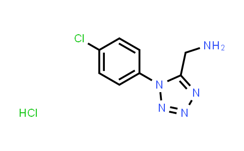 CAS No. 1177348-45-6, (1-(4-Chlorophenyl)-1H-tetrazol-5-yl)methanamine hydrochloride