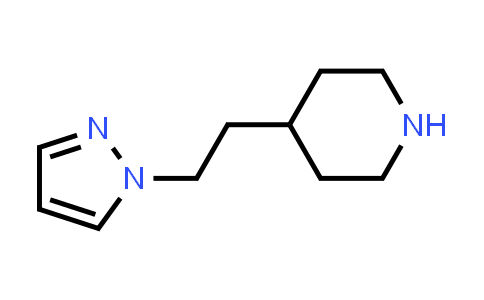 CAS No. 1177351-89-1, 4-(2-(1H-Pyrazol-1-yl)ethyl)piperidine
