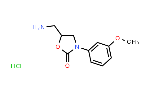CAS No. 1177353-88-6, 5-(Aminomethyl)-3-(3-methoxyphenyl)-1,3-oxazolidin-2-one hydrochloride