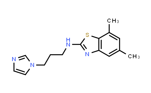 CAS No. 1177357-50-4, N-[3-(1H-imidazol-1-yl)propyl]-5,7-dimethyl-1,3-benzothiazol-2-amine