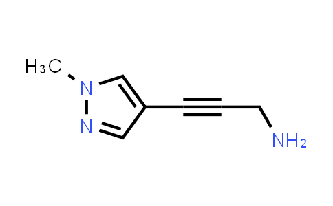 CAS No. 1178253-85-4, 3-(1-Methyl-1H-pyrazol-4-yl)prop-2-yn-1-amine