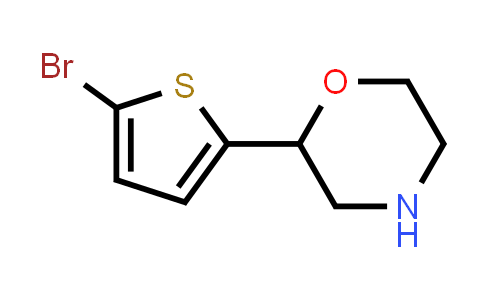 CAS No. 1178409-69-2, 2-(5-Bromothiophen-2-yl)morpholine