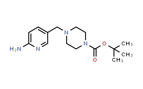 CAS No. 1178566-52-3, tert-Butyl 4-((6-aminopyridin-3-yl)methyl)piperazine-1-carboxylate