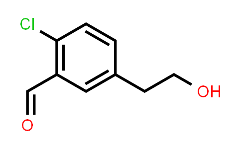 CAS No. 1179337-94-0, 2-Chloro-5-(2-hydroxyethyl)benzaldehyde