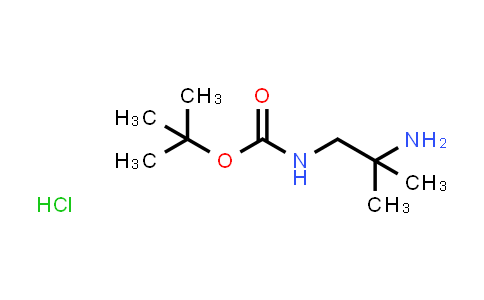 CAS No. 1179361-35-3, 1-N-Boc-2-Methylpropane-1,2-diamine hydrochloride