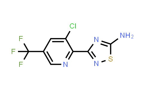 CAS No. 1179362-69-6, 3-[3-Chloro-5-(trifluoromethyl)pyridin-2-yl]-1,2,4-thiadiazol-5-amine