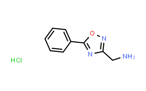 CAS No. 1179375-94-0, (5-Phenyl-1,2,4-oxadiazol-3-yl)methanamine hydrochloride