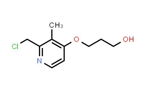 CAS No. 117976-92-8, 3-((2-(Chloromethyl)-3-methylpyridin-4-yl)oxy)propan-1-ol
