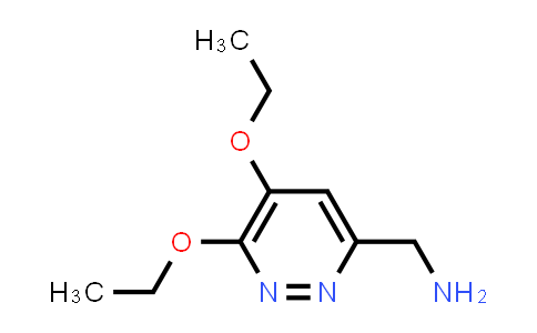 CAS No. 1180011-83-9, (5,6-Diethoxypyridazin-3-yl)methanamine