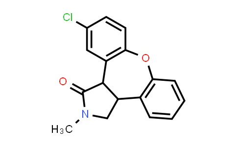 CAS No. 1180843-77-9, 11-Chloro-2-methyl-2,3,3a,12b-tetrahydro-1H-dibenzo[2,3:6,7]oxepino[4,5-c]pyrrol-1-one
