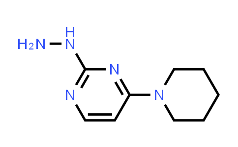 CAS No. 118121-86-1, 2-Hydrazinyl-4-(piperidin-1-yl)pyrimidine