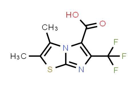 CAS No. 1181329-20-3, 2,3-Dimethyl-6-(trifluoromethyl)imidazo[2,1-b]thiazole-5-carboxylic acid