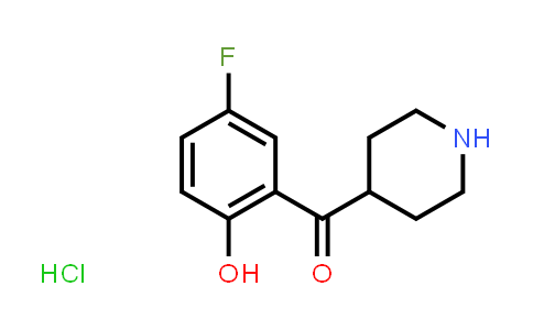 CAS No. 1182284-28-1, (5-Fluoro-2-hydroxyphenyl)(piperidin-4-yl)methanone hydrochloride