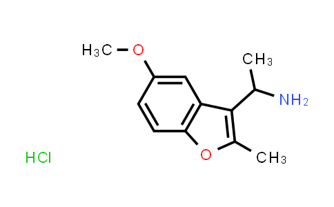 CAS No. 1182284-36-1, 1-(5-Methoxy-2-methyl-1-benzofuran-3-yl)ethanamine hydrochloride