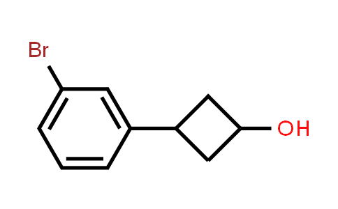 CAS No. 1182940-84-6, 3-(3-Bromophenyl)cyclobutan-1-ol