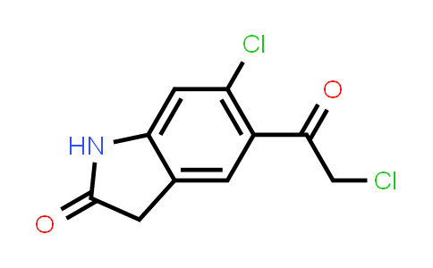 CAS No. 118307-04-3, 6-Chloro-5-(2-chloroacetyl)indolin-2-one