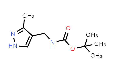 CAS No. 1183233-93-3, tert-Butyl ((3-methyl-1H-pyrazol-4-yl)methyl)carbamate