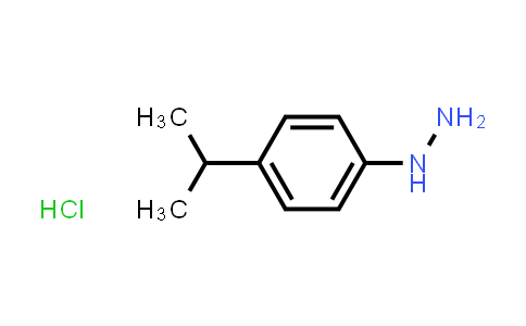 CAS No. 118427-29-5, (4-Isopropylphenyl)hydrazine hydrochloride