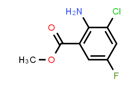 CAS No. 1184351-57-2, Methyl 2-amino-3-chloro-5-fluorobenzoate