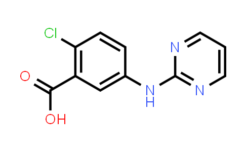 CAS No. 1184378-11-7, 2-Chloro-5-(pyrimidin-2-ylamino)benzoic acid