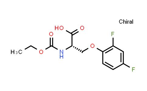CAS No. 1184842-84-9, (S)-3-(2,4-Difluorophenoxy)-2-((ethoxycarbonyl)amino)propanoic acid