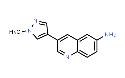 CAS No. 1184919-71-8, 3-(1-Methyl-1H-pyrazol-4-yl)quinolin-6-amine