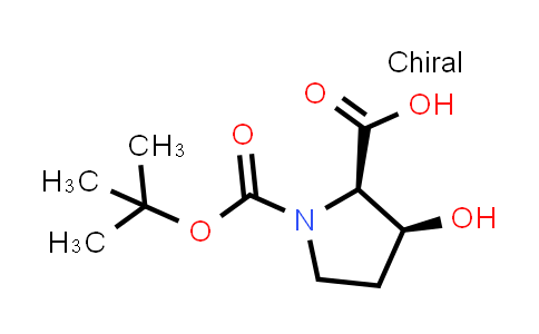 CAS No. 118492-87-8, (2R,3S)-1-[(tert-Butoxy)carbonyl]-3-hydroxypyrrolidine-2-carboxylic acid