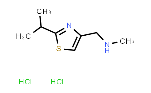 CAS No. 1185167-55-8, 2-Isopropyl-4-(methylaminomethyl)thiazole dihydrochloride