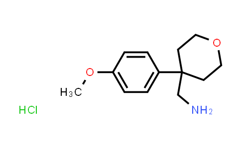 CAS No. 1185300-98-4, (4-(4-Methoxyphenyl)tetrahydro-2H-pyran-4-yl)methanamine hydrochloride