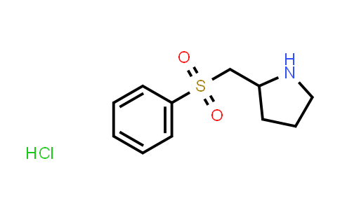 CAS No. 1185302-64-0, 2-((Phenylsulfonyl)methyl)pyrrolidine hydrochloride