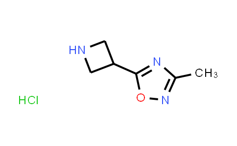 CAS No. 1185303-98-3, 5-(Azetidin-3-yl)-3-methyl-1,2,4-oxadiazole hydrochloride