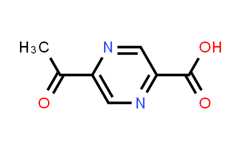 CAS No. 118543-96-7, 5-Acetylpyrazine-2-carboxylic acid