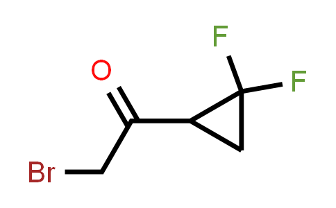 CAS No. 1185439-92-2, 2-Bromo-1-(2,2-difluorocyclopropyl)ethan-1-one