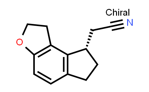 CAS No. 1185516-79-3, (S)-2-(2,6,7,8-tetrahydro-1H-indeno[5,4-b]furan-8-yl)acetonitrile
