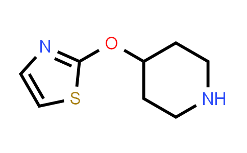 CAS No. 1185540-87-7, 4-(1,3-Thiazol-2-yloxy)piperidine