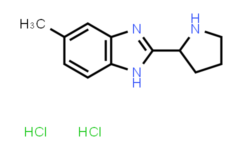 CAS No. 1185692-43-6, 5-Methyl-2-(pyrrolidin-2-yl)-1H-benzo[d]imidazole dihydrochloride