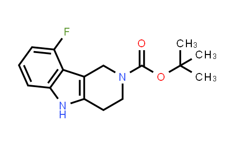 CAS No. 1186100-12-8, tert-Butyl 9-fluoro-3,4-dihydro-1H-pyrido[4,3-b]indole-2(5H)-carboxylate