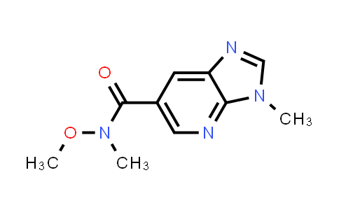 CAS No. 1186310-78-0, N-Methoxy-N,3-dimethyl-3H-imidazo[4,5-b]pyridine-6-carboxamide