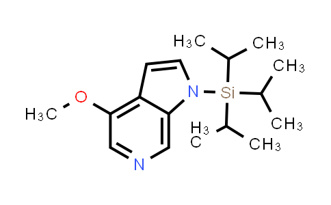 CAS No. 1186311-03-4, 4-Methoxy-1-(triisopropylsilyl)-1H-pyrrolo[2,3-c]pyridine