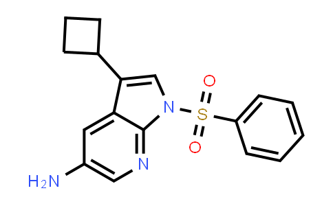 1186501-99-4 | 1H-Pyrrolo[2,3-b]pyridin-5-amine, 3-cyclobutyl-1-(phenylsulfonyl)-