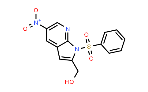 MC509748 | 1186502-23-7 | 1H-Pyrrolo[2,3-b]pyridine-2-methanol, 5-nitro-1-(phenylsulfonyl)-