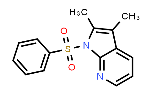 CAS No. 1186502-27-1, 1H-Pyrrolo[2,3-b]pyridine, 2,3-dimethyl-1-(phenylsulfonyl)-