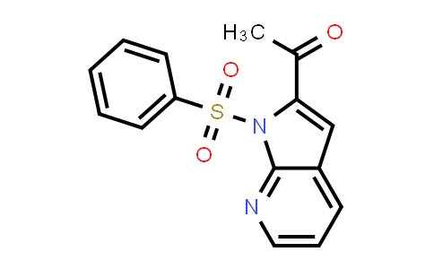CAS No. 1186502-31-7, Ethanone, 1-[1-(phenylsulfonyl)-1H-pyrrolo[2,3-b]pyridin-2-yl]-