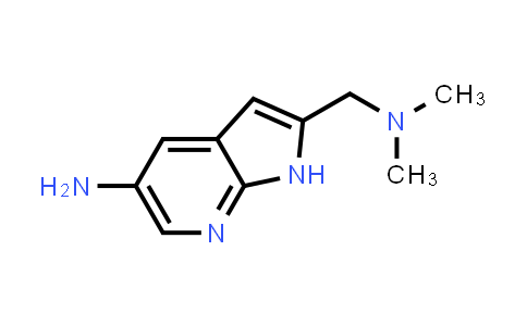 CAS No. 1186502-43-1, 1H-Pyrrolo[2,3-b]pyridine-2-methanamine, 5-amino-N,N-dimethyl-