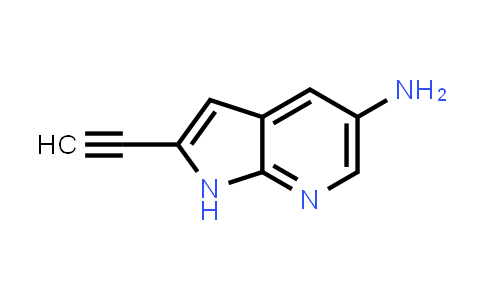 CAS No. 1186502-47-5, 1H-Pyrrolo[2,3-b]pyridin-5-amine, 2-ethynyl-