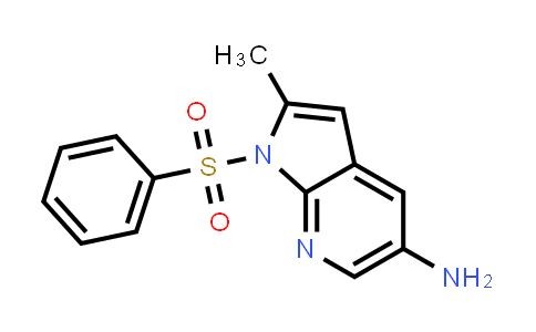 CAS No. 1186502-59-9, 1-(Benzenesulfonyl)-2-methyl-1H-pyrrolo[2,3-b]pyridin-5-amine