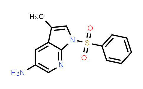 1186502-61-3 | 1H-Pyrrolo[2,3-b]pyridin-5-amine, 3-methyl-1-(phenylsulfonyl)-