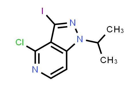 CAS No. 1186647-71-1, 4-Chloro-3-iodo-1-(propan-2-yl)-1H-pyrazolo[4,3-c]pyridine
